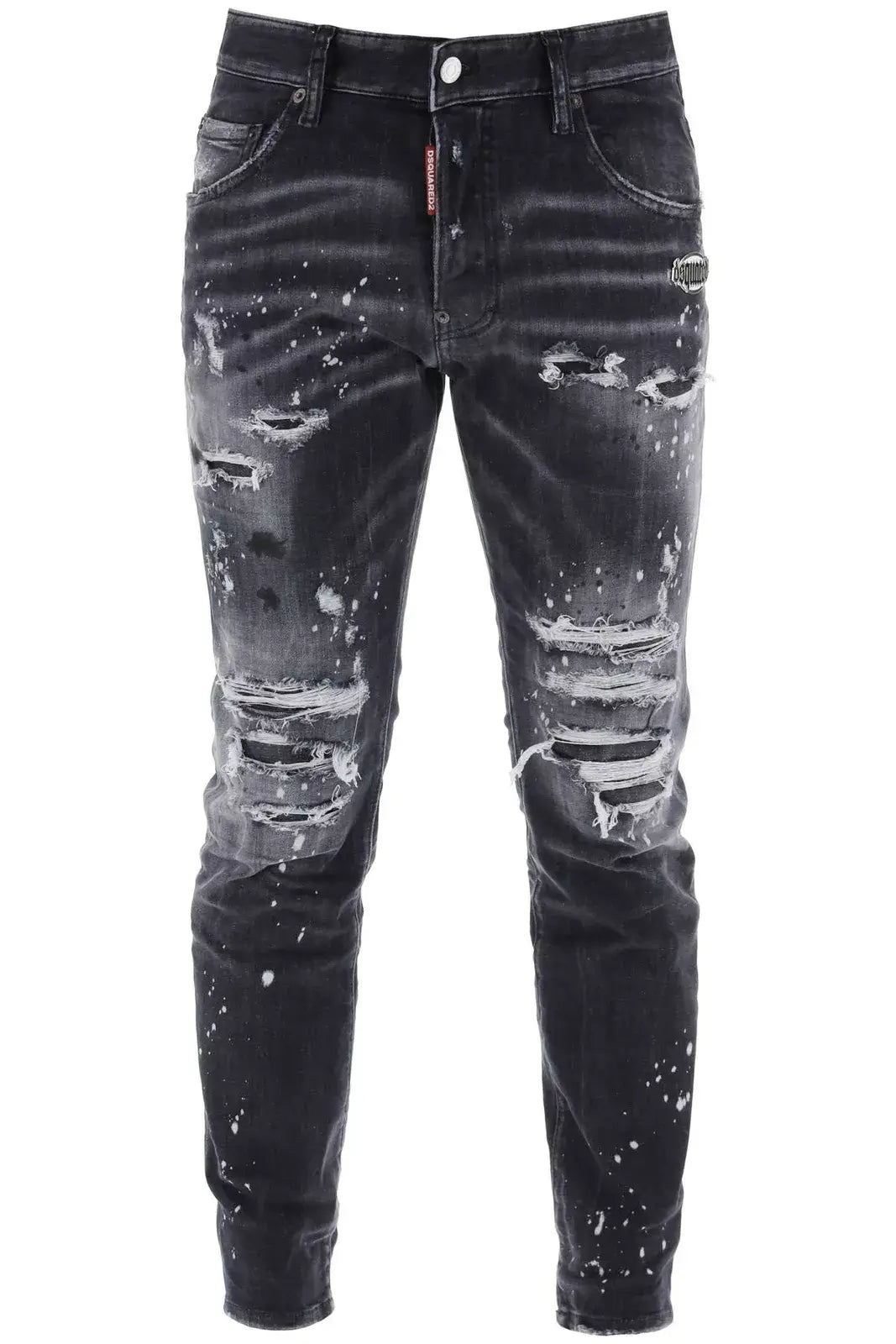 Jeans Black Diamond & Studs Wash Skater